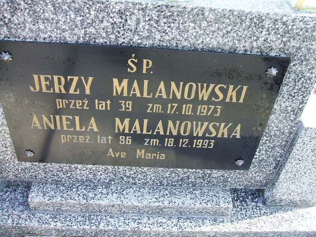 Aniela Malanowska 1907 Kalisz św. Józefa Tyniecki 0302 - Grobonet - Wyszukiwarka osób pochowanych