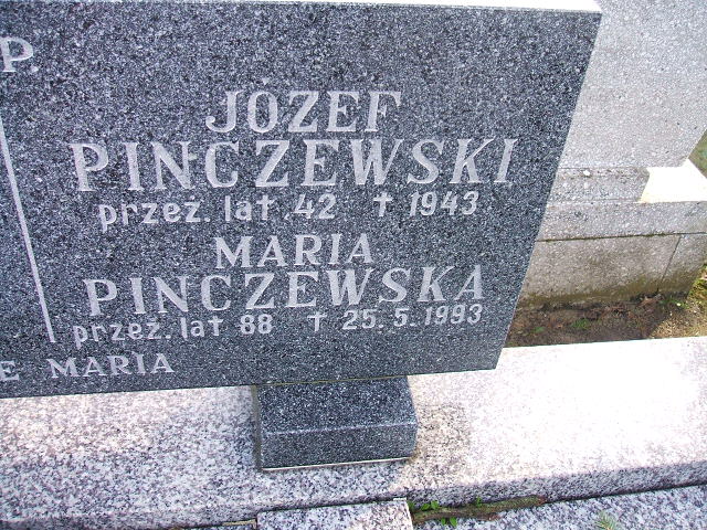 Maria Pinczewska Kalisz św. Józefa Tyniecki 0302 - Grobonet - Wyszukiwarka osób pochowanych