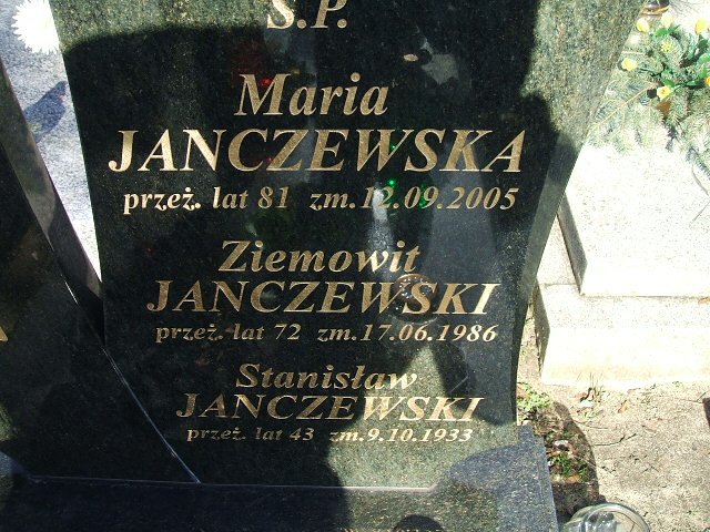 Grób Maria Janczewska