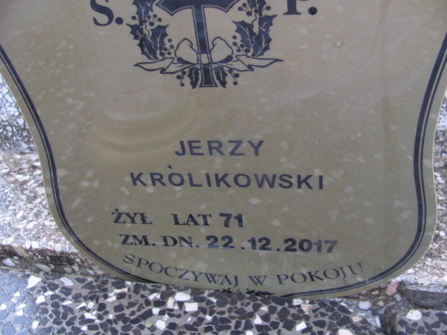 Stefan Królikowski Kalisz św. Józefa Tyniecki 0302 - Grobonet - Wyszukiwarka osób pochowanych