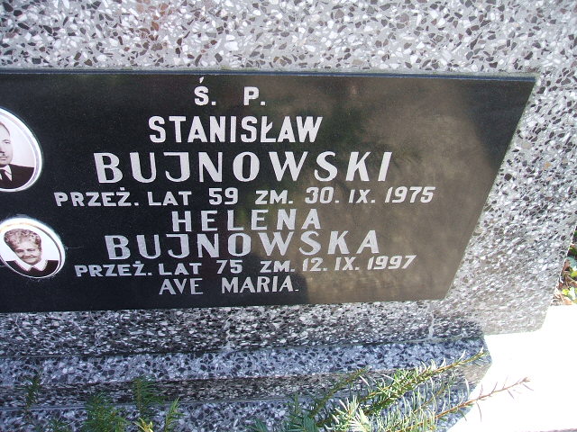 Grób Helena Bujnowska