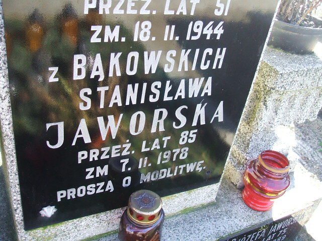 Stanisława Jaworska Kalisz św. Józefa Tyniecki 0302 - Grobonet - Wyszukiwarka osób pochowanych