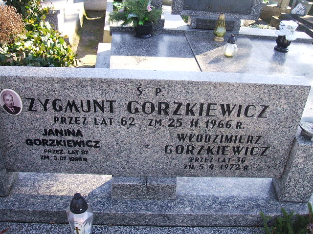 Włodzimierz Gorzkiewicz Kalisz św. Józefa Tyniecki 0302 - Grobonet - Wyszukiwarka osób pochowanych