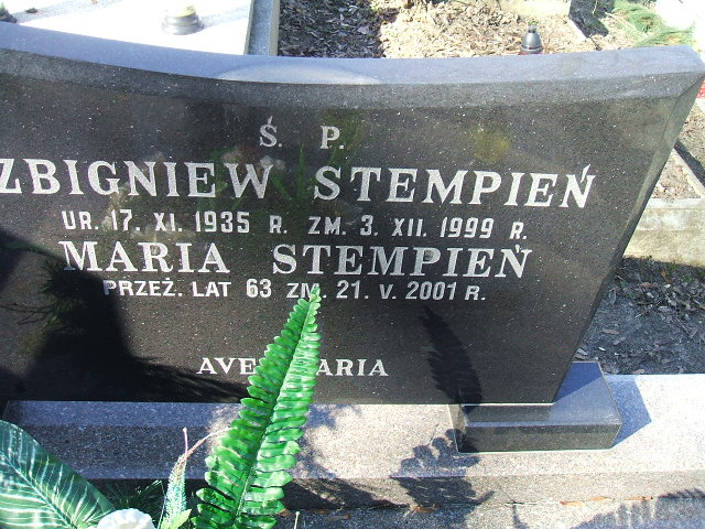 Maria Stempień 1937 Kalisz św. Józefa Tyniecki 0302 - Grobonet - Wyszukiwarka osób pochowanych