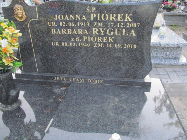 Joanna Piórek 1913 Kalisz św. Józefa Tyniecki 0302 - Grobonet - Wyszukiwarka osób pochowanych