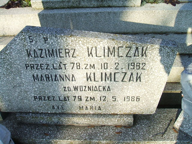 Marianna Klimczak Kalisz św. Józefa Tyniecki 0302 - Grobonet - Wyszukiwarka osób pochowanych