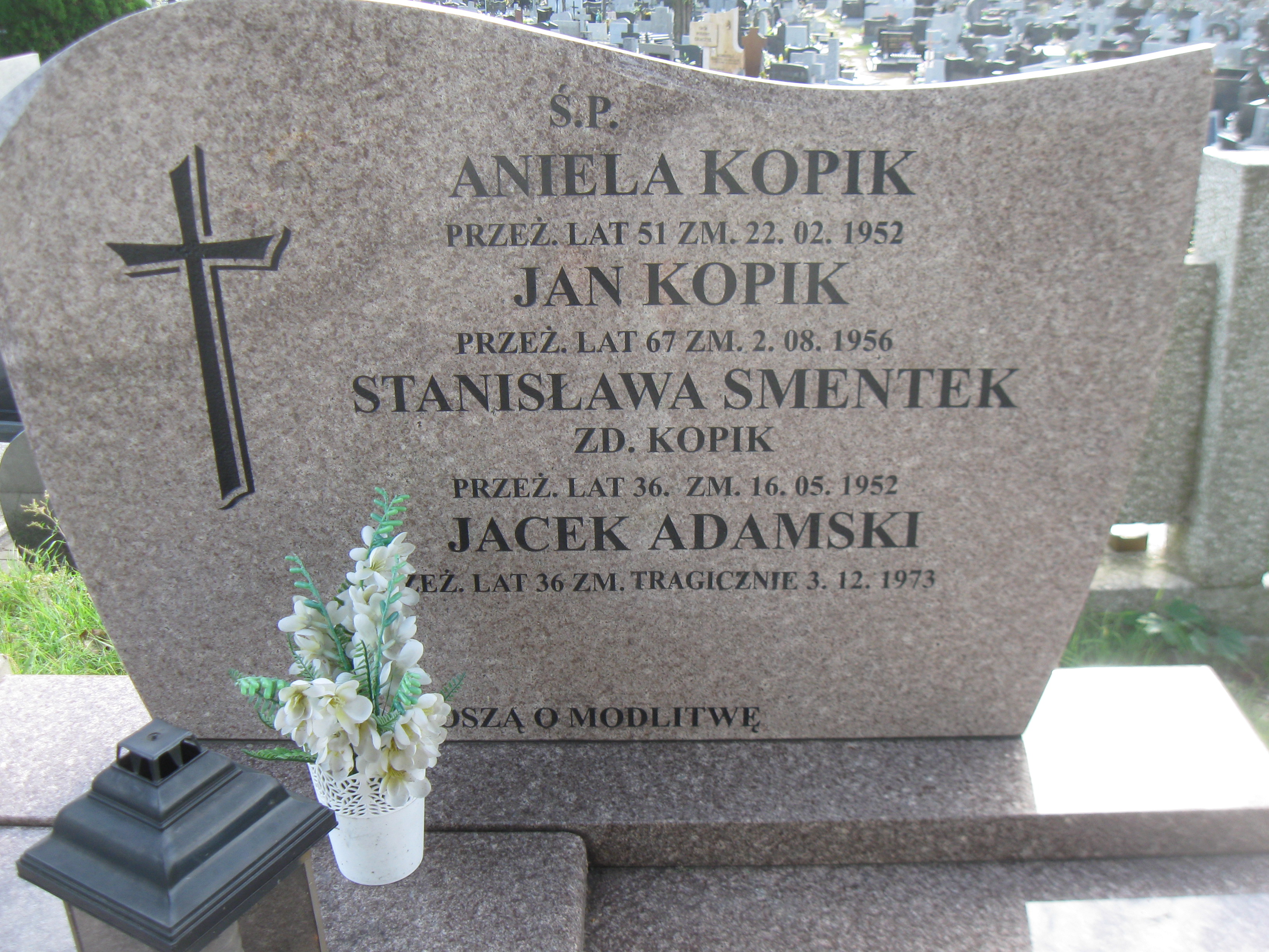Stanisława Smentek 1915 Kalisz św. Józefa Tyniecki 0302 - Grobonet - Wyszukiwarka osób pochowanych
