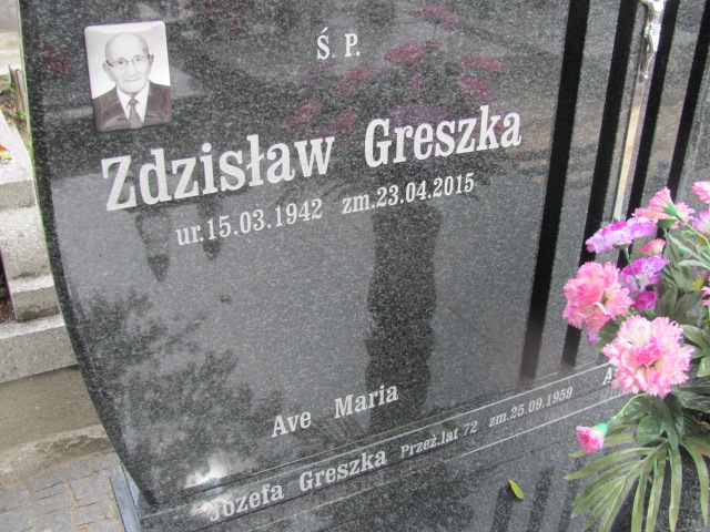 Tadeusz Greszka 1919 Kalisz św. Józefa Tyniecki 0302 - Grobonet - Wyszukiwarka osób pochowanych