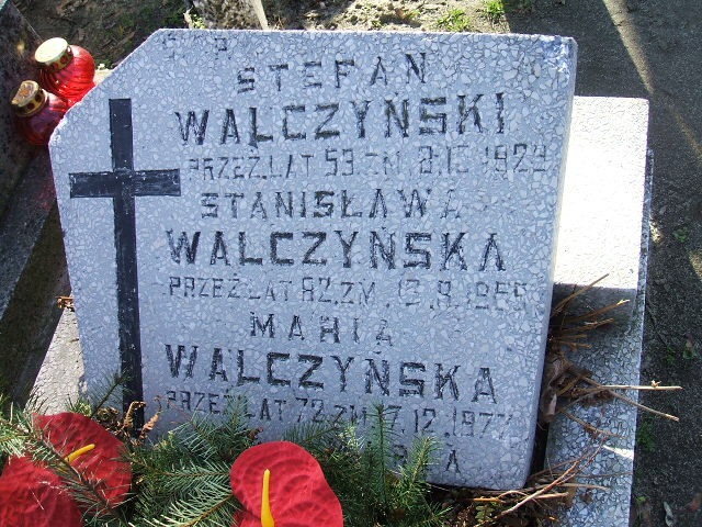 Maria Walczyńska Kalisz św. Józefa Tyniecki 0302 - Grobonet - Wyszukiwarka osób pochowanych