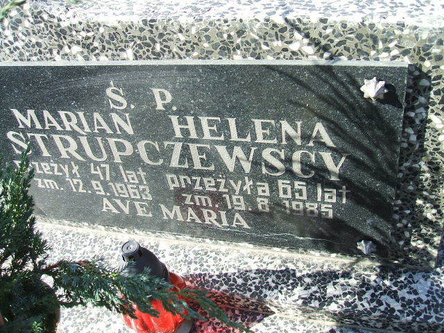 Grób Marian Strupczewski