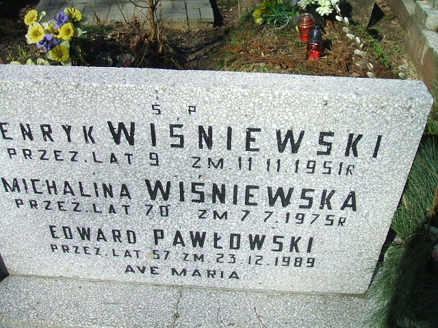 Edward Pawłowski Kalisz św. Józefa Tyniecki 0302 - Grobonet - Wyszukiwarka osób pochowanych