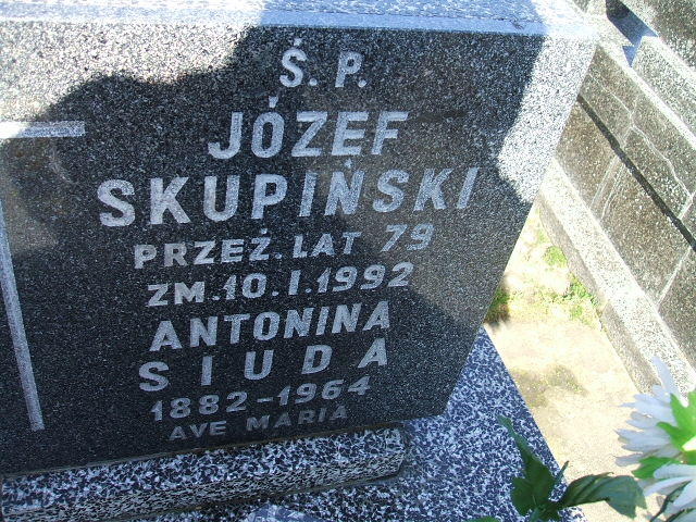 Józef Skupiński Kalisz św. Józefa Tyniecki 0302 - Grobonet - Wyszukiwarka osób pochowanych