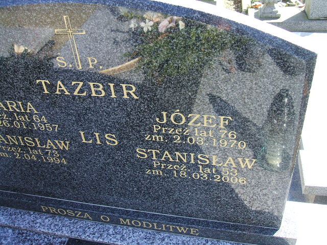 Stanisław Lis 1920 Kalisz św. Józefa Tyniecki 0302 - Grobonet - Wyszukiwarka osób pochowanych
