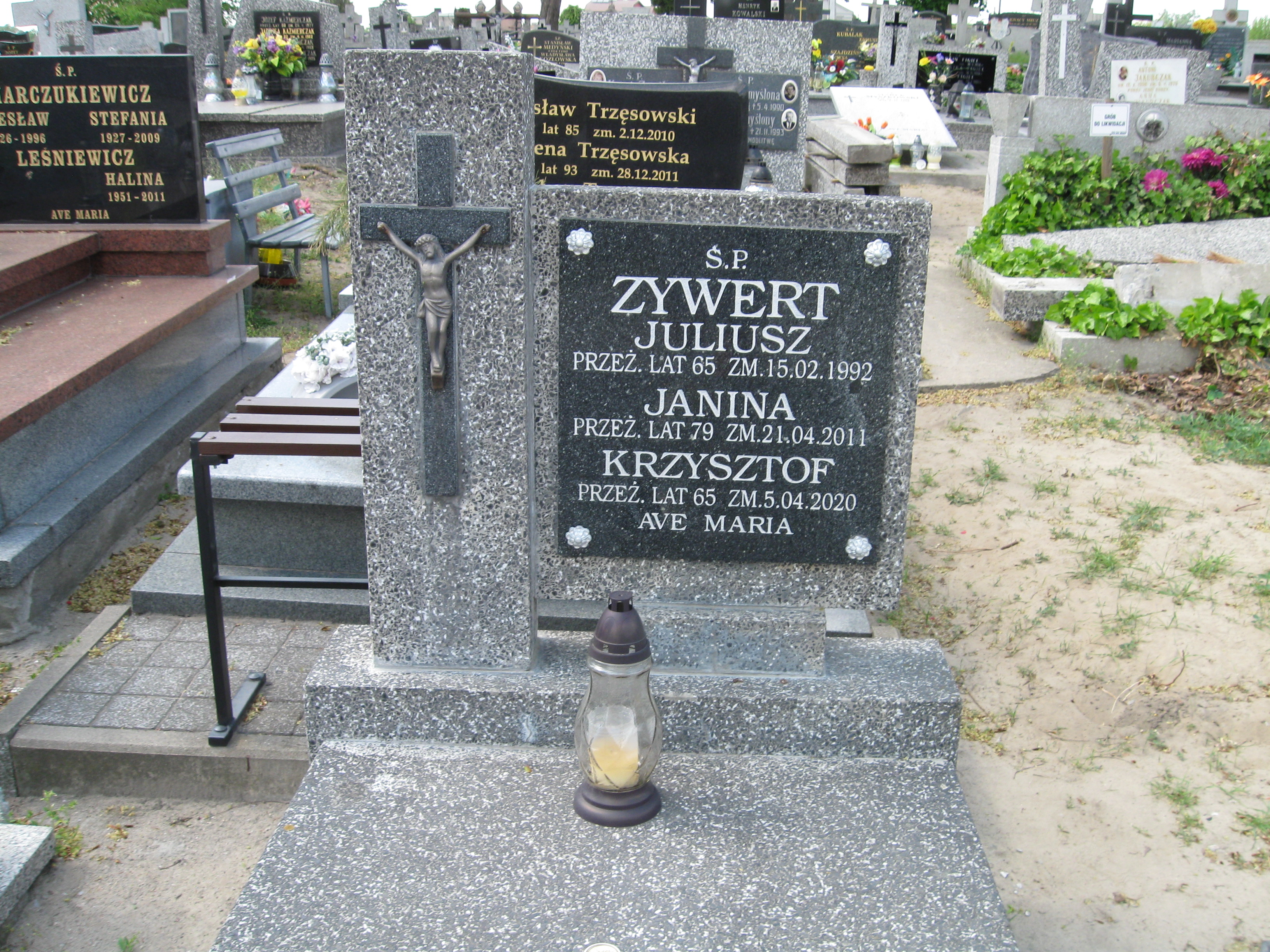 Krzysztof Zywert 1955 Kalisz św. Józefa Tyniecki 0302 - Grobonet - Wyszukiwarka osób pochowanych