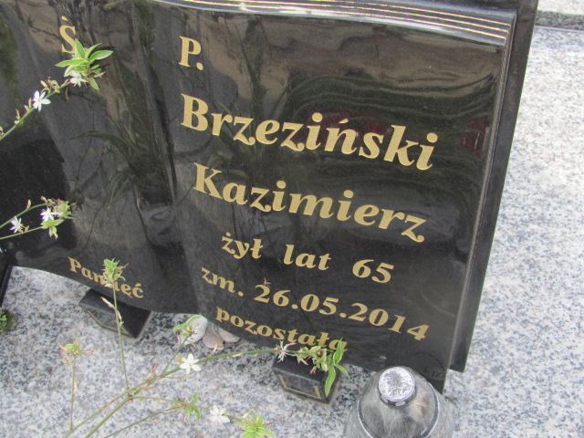 Kazimierz Brzeziński 1949 Kalisz św. Józefa Tyniecki 0302 - Grobonet - Wyszukiwarka osób pochowanych