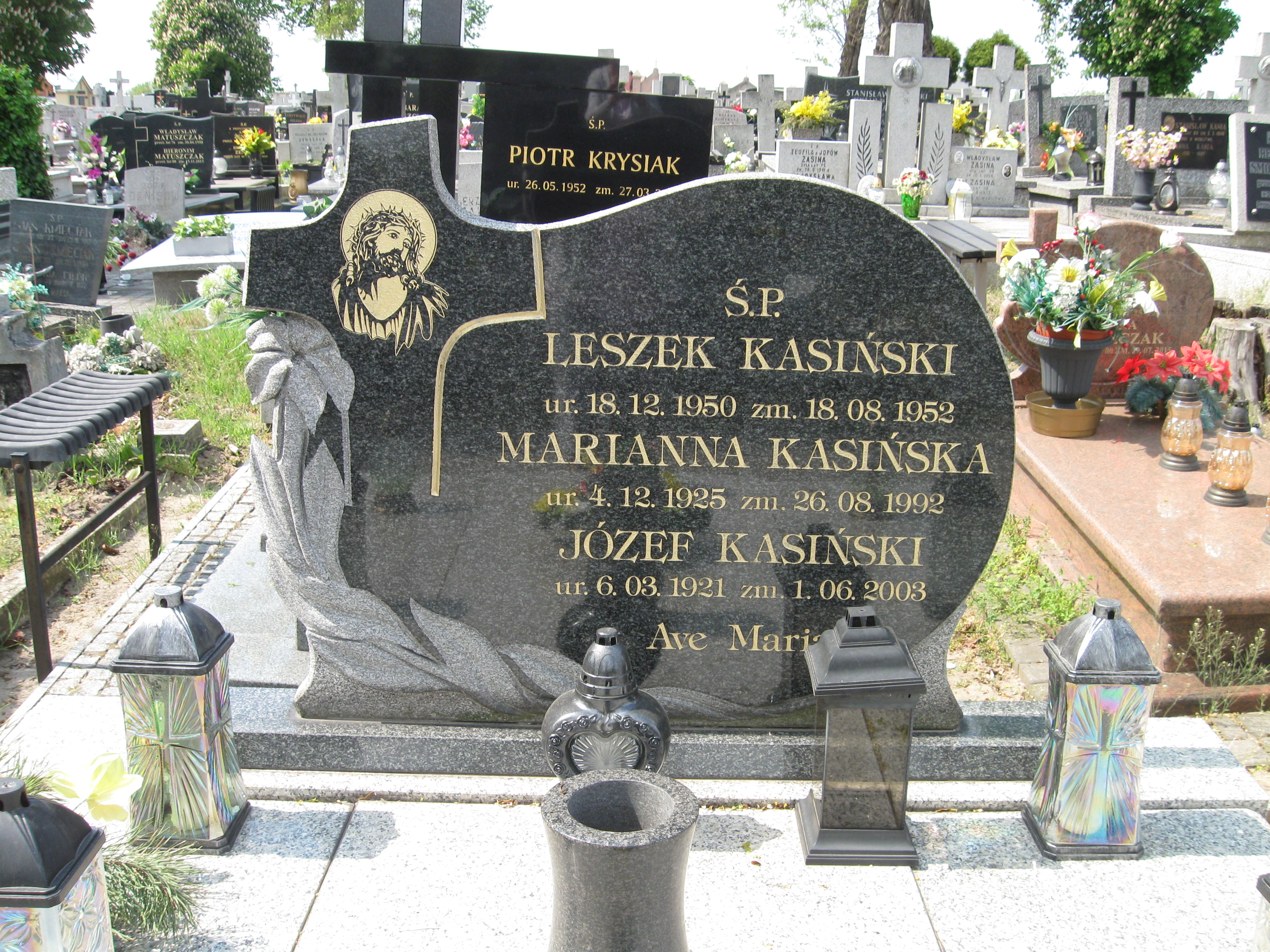 Leszek Kasiński 1950 Kalisz św. Józefa Tyniecki 0302 - Grobonet - Wyszukiwarka osób pochowanych