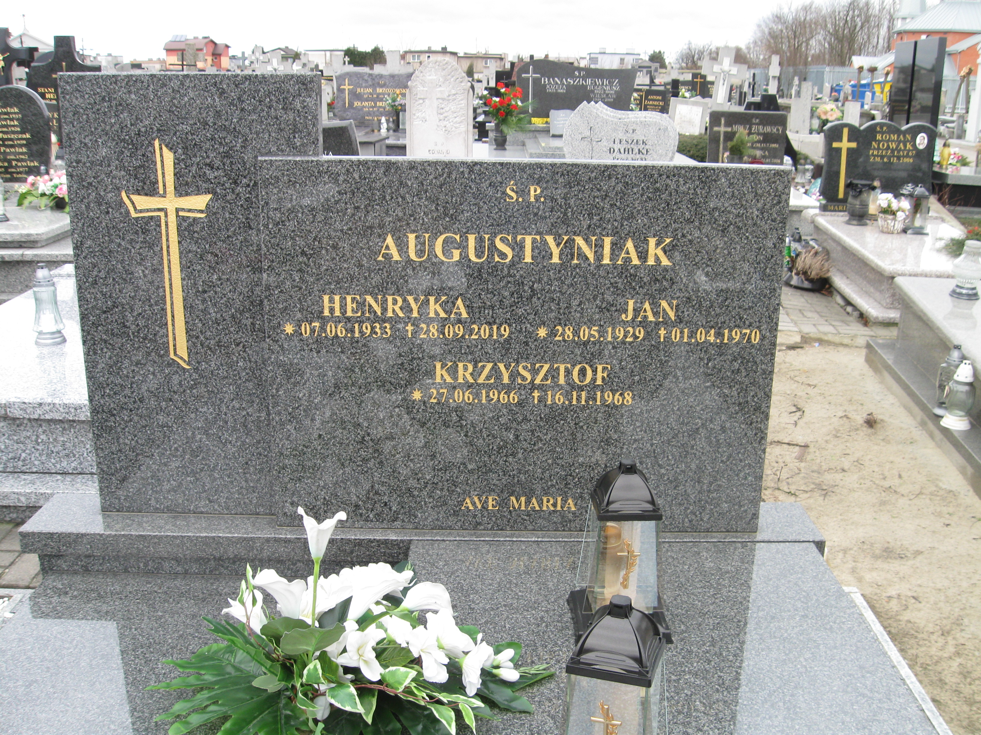 Jan Augustyniak 1929 Kalisz św. Józefa Tyniecki 0302 - Grobonet - Wyszukiwarka osób pochowanych