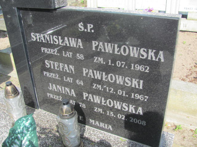 Janina Pawłowska 1930 Kalisz św. Józefa Tyniecki 0302 - Grobonet - Wyszukiwarka osób pochowanych