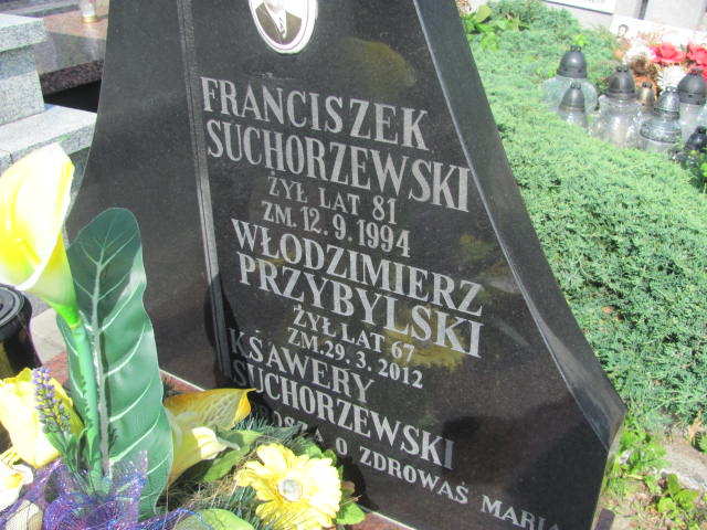 Grób Franciszek Suchorzewski