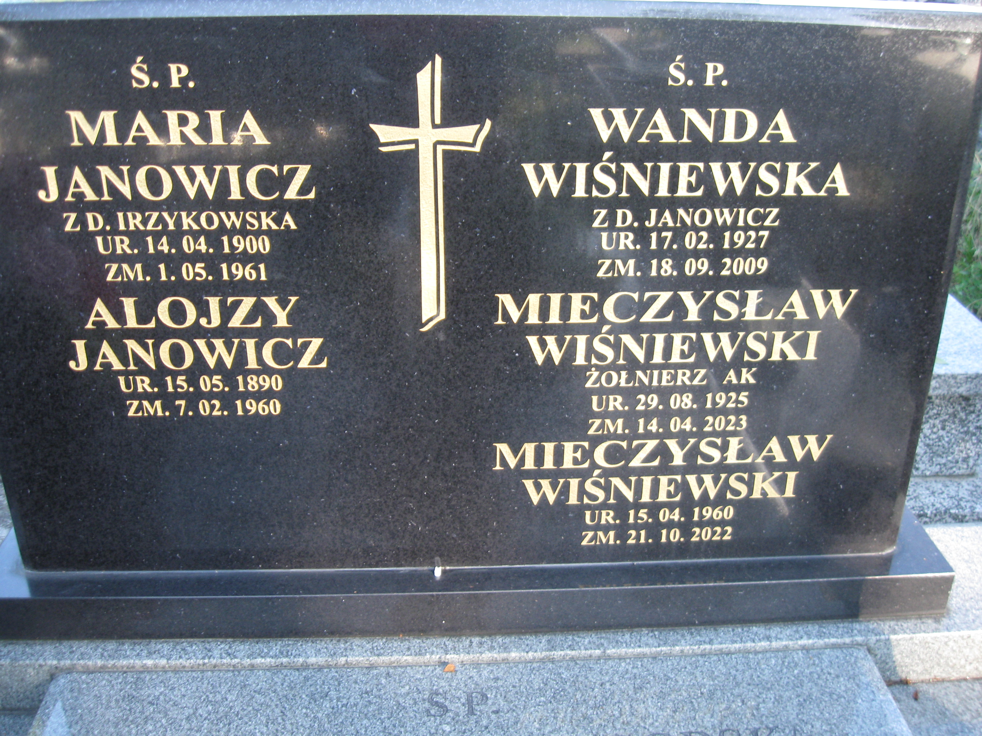 Alojzy Janowicz 1890 Kalisz św. Józefa Tyniecki 0302 - Grobonet - Wyszukiwarka osób pochowanych