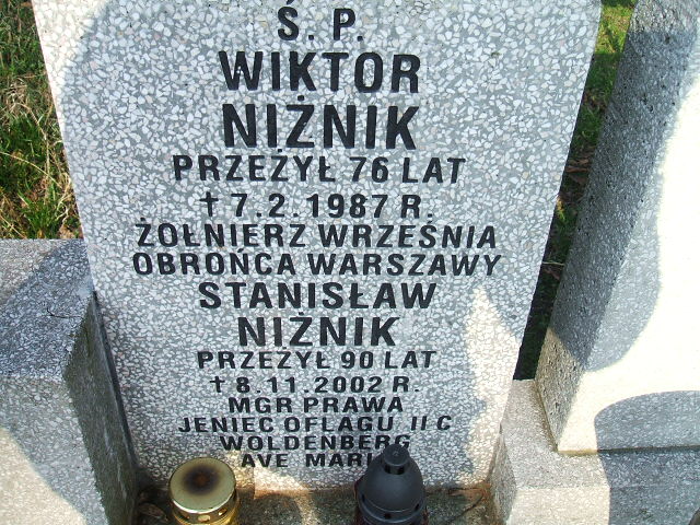 Wiktor Niżnik Kalisz św. Józefa Tyniecki 0302 - Grobonet - Wyszukiwarka osób pochowanych