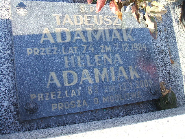 Marek Adamiak Kalisz św. Józefa Tyniecki 0302 - Grobonet - Wyszukiwarka osób pochowanych