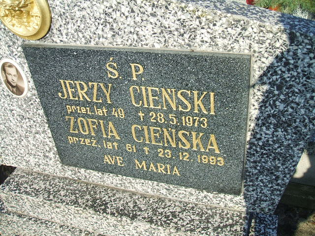 Zofia Cieńska Kalisz św. Józefa Tyniecki 0302 - Grobonet - Wyszukiwarka osób pochowanych