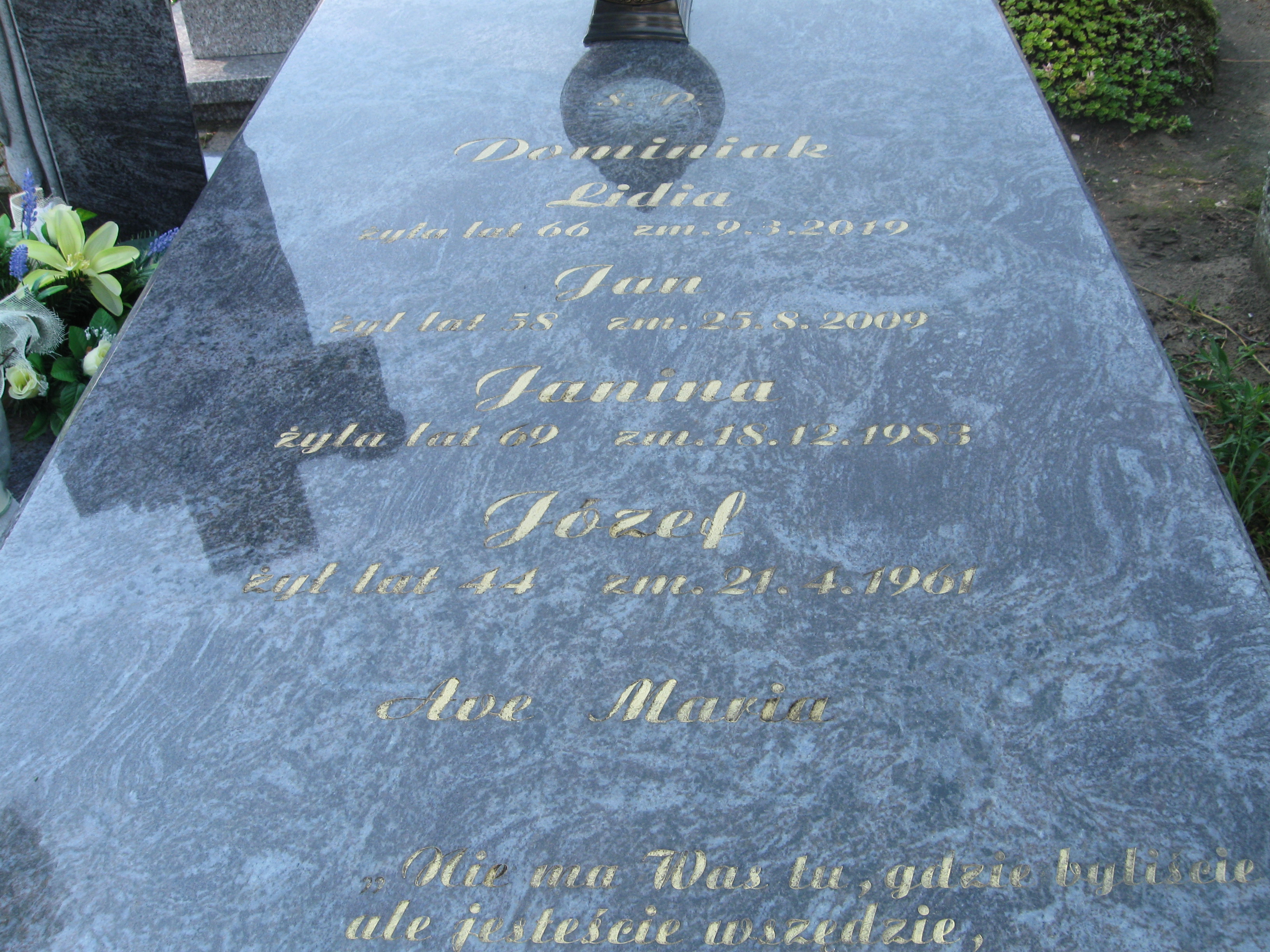 Janina Dominiak 1914 Kalisz św. Józefa Tyniecki 0302 - Grobonet - Wyszukiwarka osób pochowanych