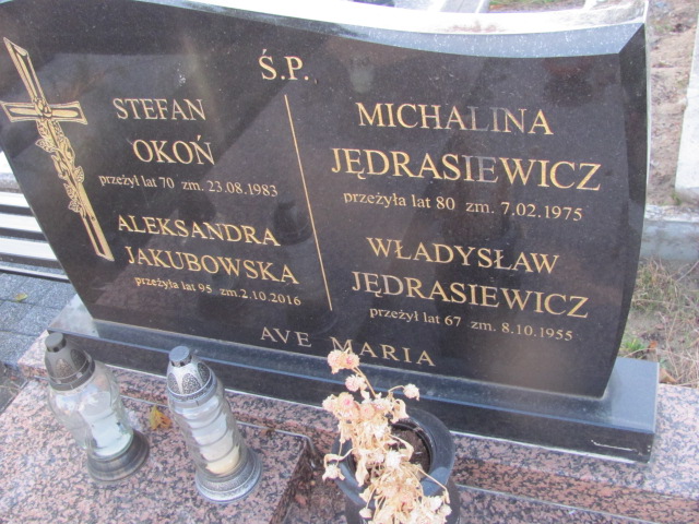 Michalina Jędrasiewicz Kalisz św. Józefa Tyniecki 0302 - Grobonet - Wyszukiwarka osób pochowanych