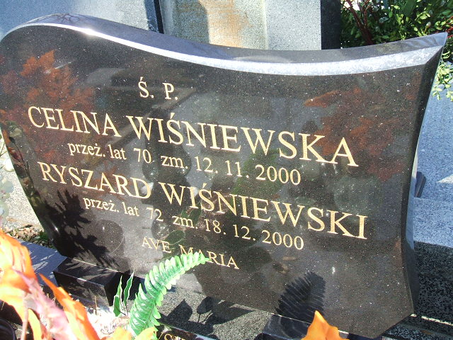 Ryszard Wiśniewski Kalisz św. Józefa Tyniecki 0302 - Grobonet - Wyszukiwarka osób pochowanych