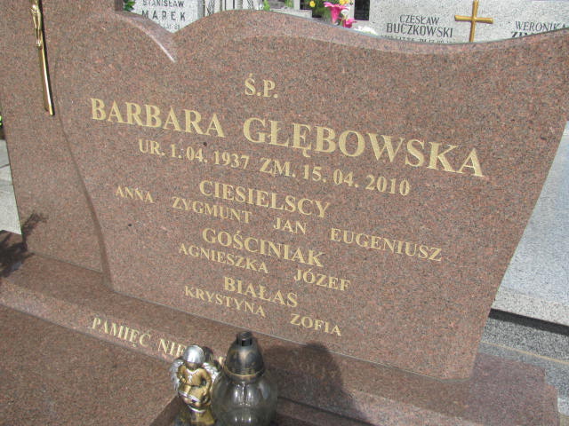 Barbara Głębowska 1937 Kalisz św. Józefa Tyniecki 0302 - Grobonet - Wyszukiwarka osób pochowanych