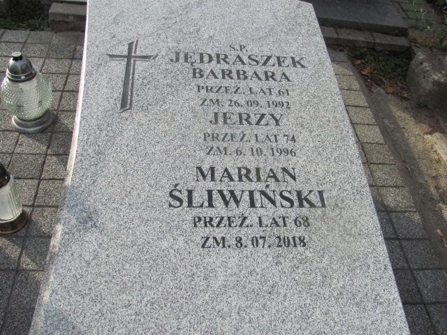 Barbara Jędraszek Kalisz św. Józefa Tyniecki 0302 - Grobonet - Wyszukiwarka osób pochowanych