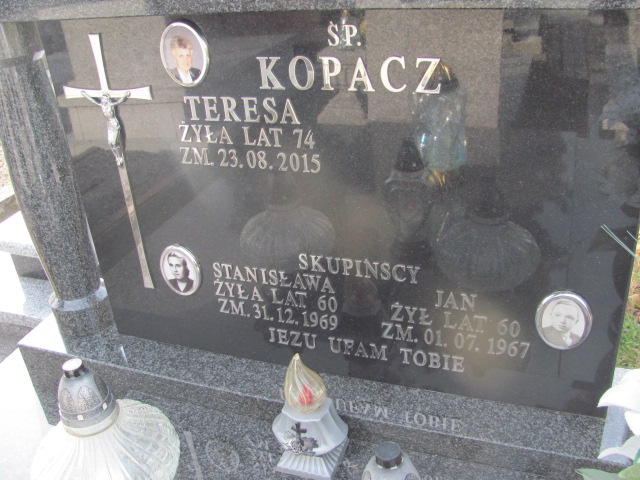 Teresa Kopacz 1940 Kalisz św. Józefa Tyniecki 0302 - Grobonet - Wyszukiwarka osób pochowanych