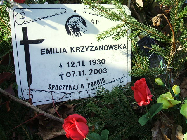 Emilia Krzyżanowska 1930 Kalisz św. Józefa Tyniecki 0302 - Grobonet - Wyszukiwarka osób pochowanych