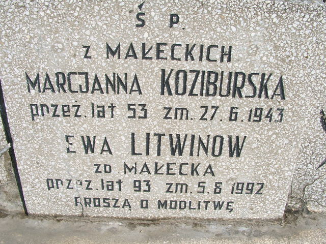 Ewa Litwinow Kalisz św. Józefa Tyniecki 0302 - Grobonet - Wyszukiwarka osób pochowanych