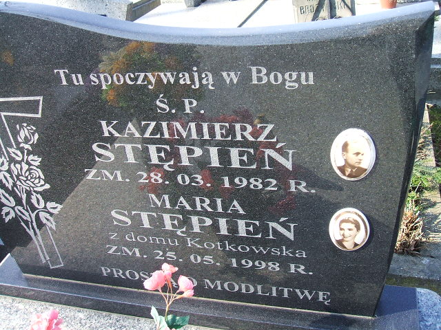 Maria Stępień Kalisz św. Józefa Tyniecki 0302 - Grobonet - Wyszukiwarka osób pochowanych