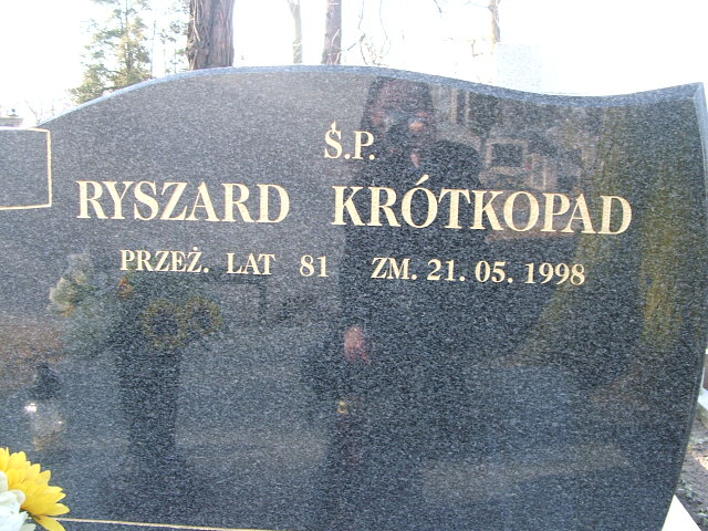 Ryszard Krótkopad Kalisz św. Józefa Tyniecki 0302 - Grobonet - Wyszukiwarka osób pochowanych