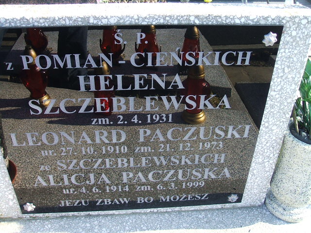 Helena Szczeblewska Kalisz św. Józefa Tyniecki 0302 - Grobonet - Wyszukiwarka osób pochowanych