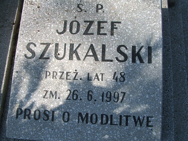 Janina Szukalska Kalisz św. Józefa Tyniecki 0302 - Grobonet - Wyszukiwarka osób pochowanych