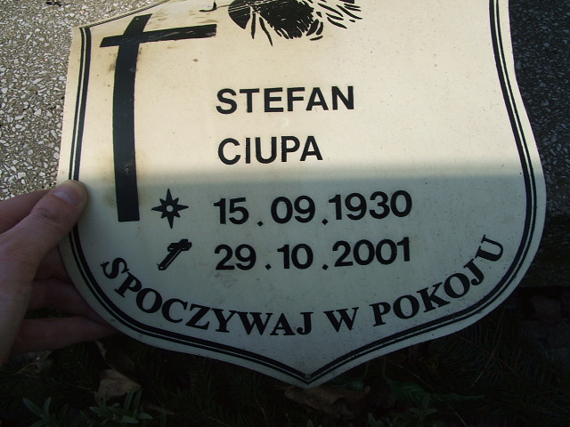 Grób Wanda Ciupa