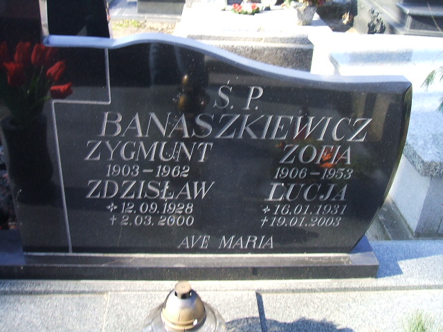 Grób Zdzisław Banaszkiewicz