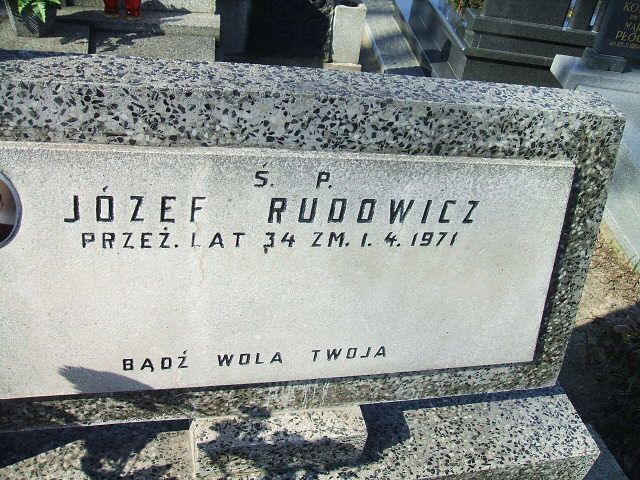 Józef Rudowicz Kalisz św. Józefa Tyniecki 0302 - Grobonet - Wyszukiwarka osób pochowanych