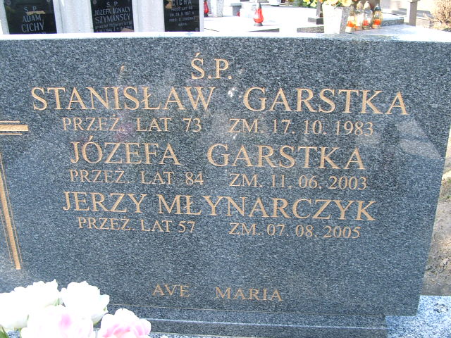Józefa Garstka 1919 Kalisz św. Józefa Tyniecki 0302 - Grobonet - Wyszukiwarka osób pochowanych