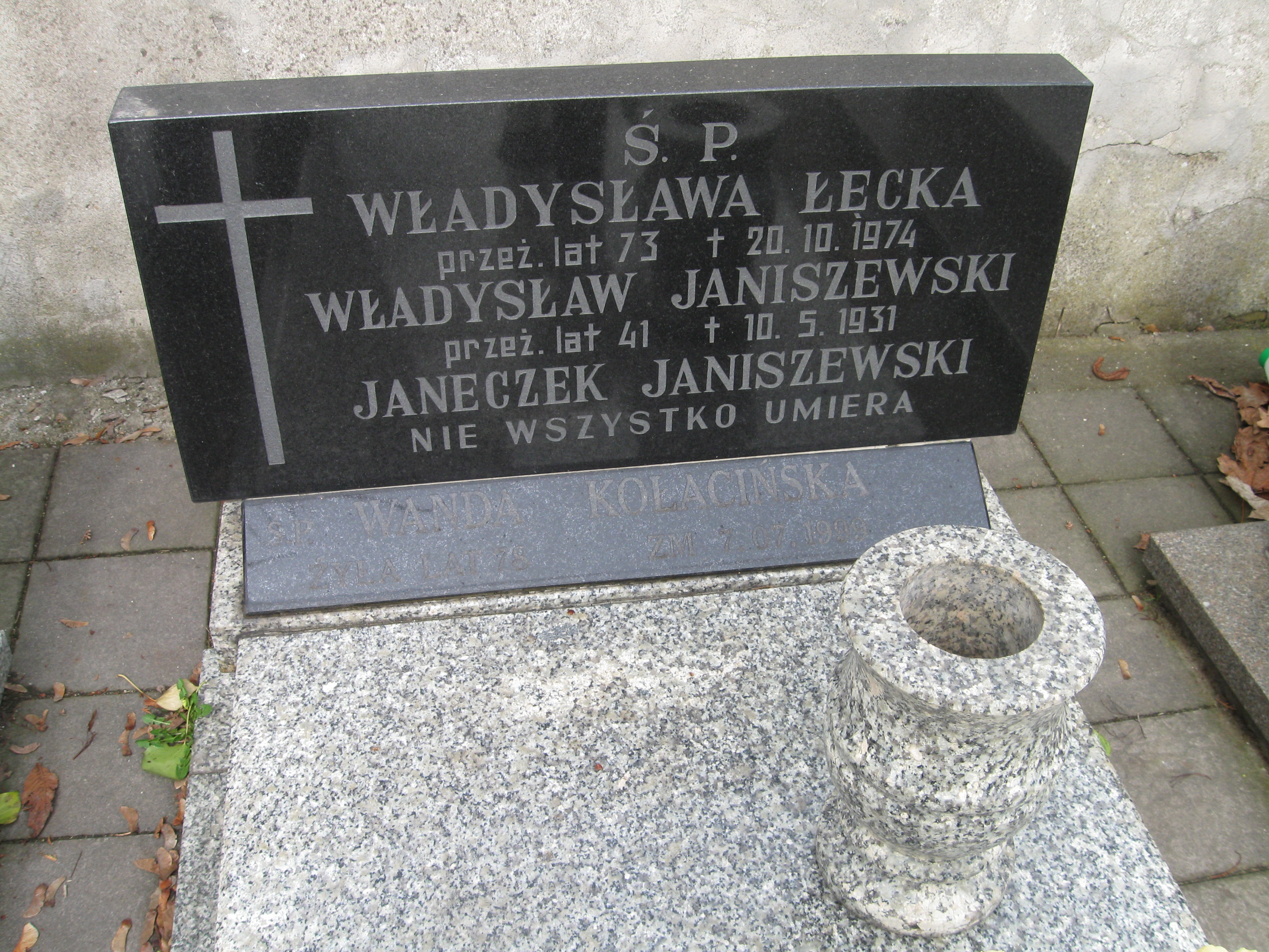 Władysława Łęcka 1901 Kalisz św. Józefa Tyniecki 0302 - Grobonet - Wyszukiwarka osób pochowanych