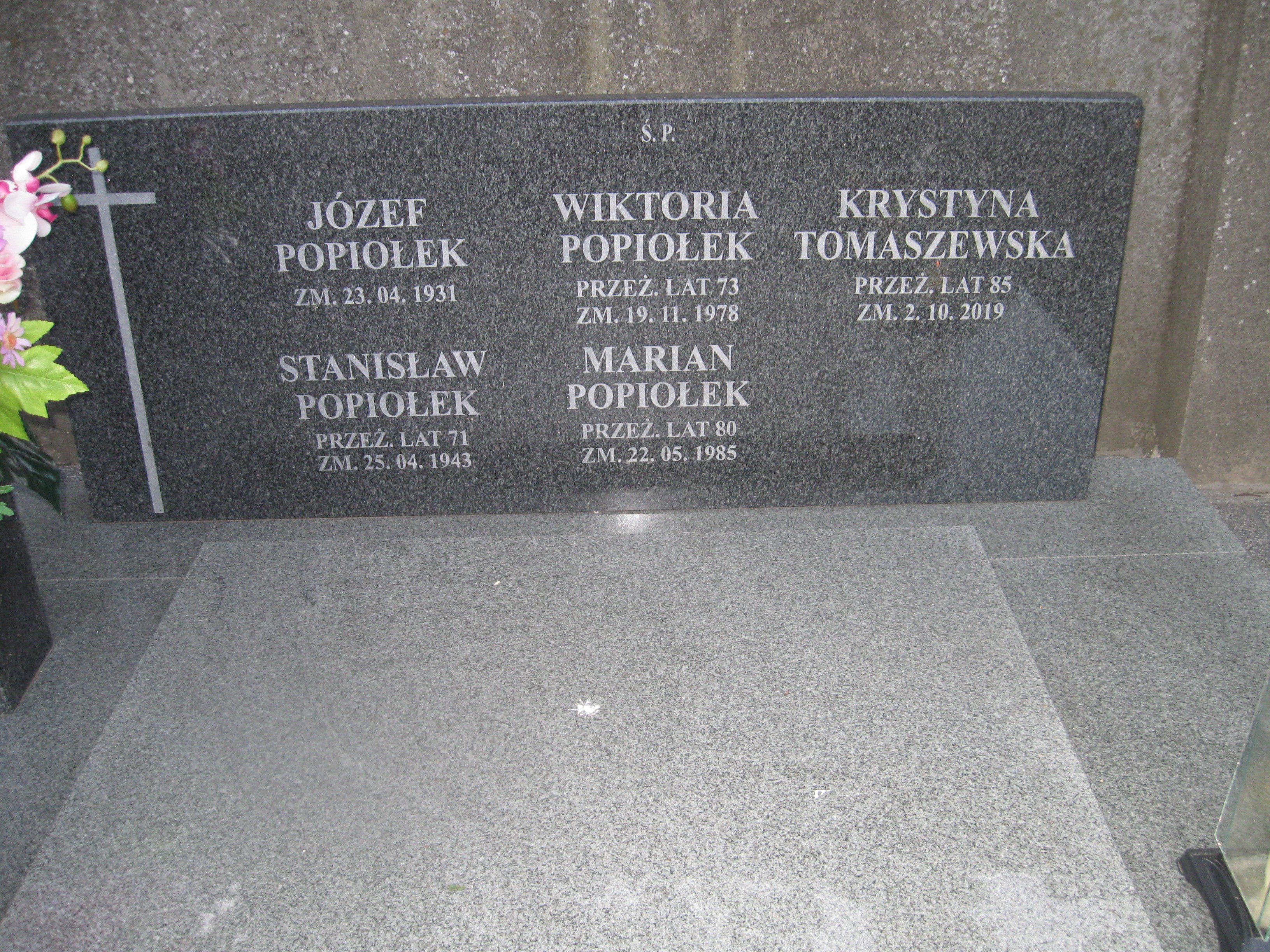 Jan Tomaszewski 1931 Kalisz św. Józefa Tyniecki 0302 - Grobonet - Wyszukiwarka osób pochowanych