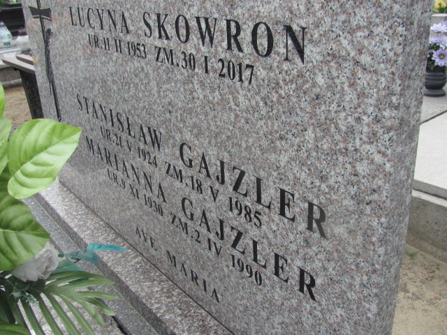 Marianna Gajzler 1930 Kalisz św. Józefa Tyniecki 0302 - Grobonet - Wyszukiwarka osób pochowanych