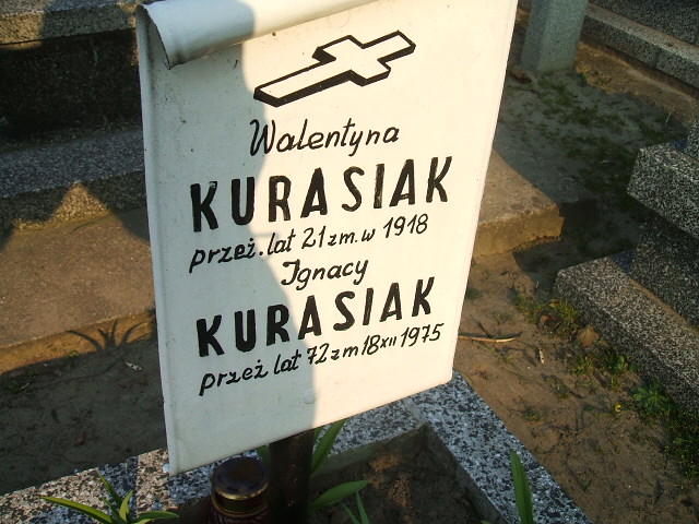 Ignacy Kurasiak Kalisz św. Józefa Tyniecki 0302 - Grobonet - Wyszukiwarka osób pochowanych