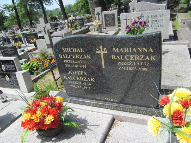 Mirosława Balcerzak 1944 Kalisz św. Józefa Tyniecki 0302 - Grobonet - Wyszukiwarka osób pochowanych