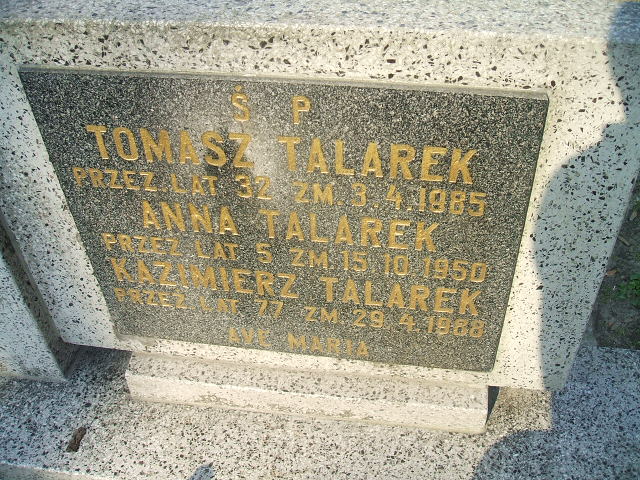 Anna Talarek Kalisz św. Józefa Tyniecki 0302 - Grobonet - Wyszukiwarka osób pochowanych
