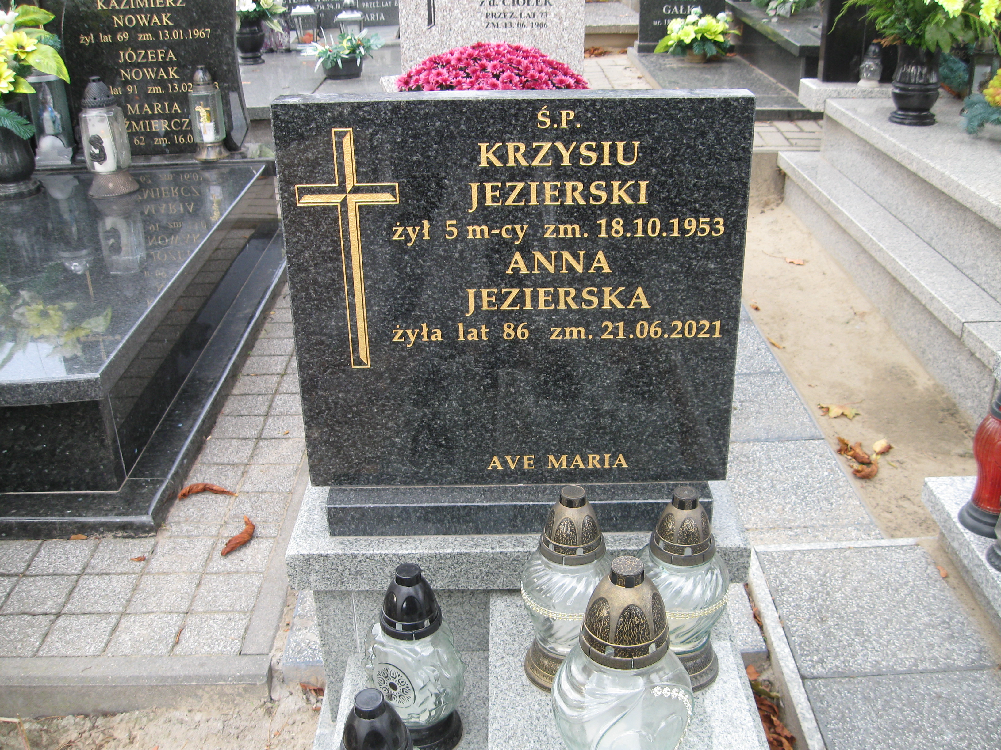 Anna Jezierska 1935 Kalisz św. Józefa Tyniecki 0302 - Grobonet - Wyszukiwarka osób pochowanych